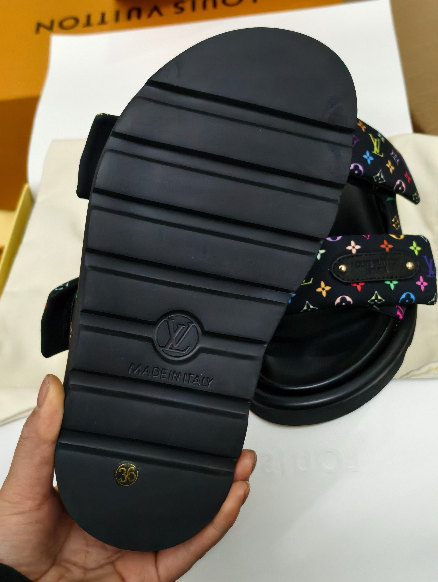 UA LV Pool Pillow Mules