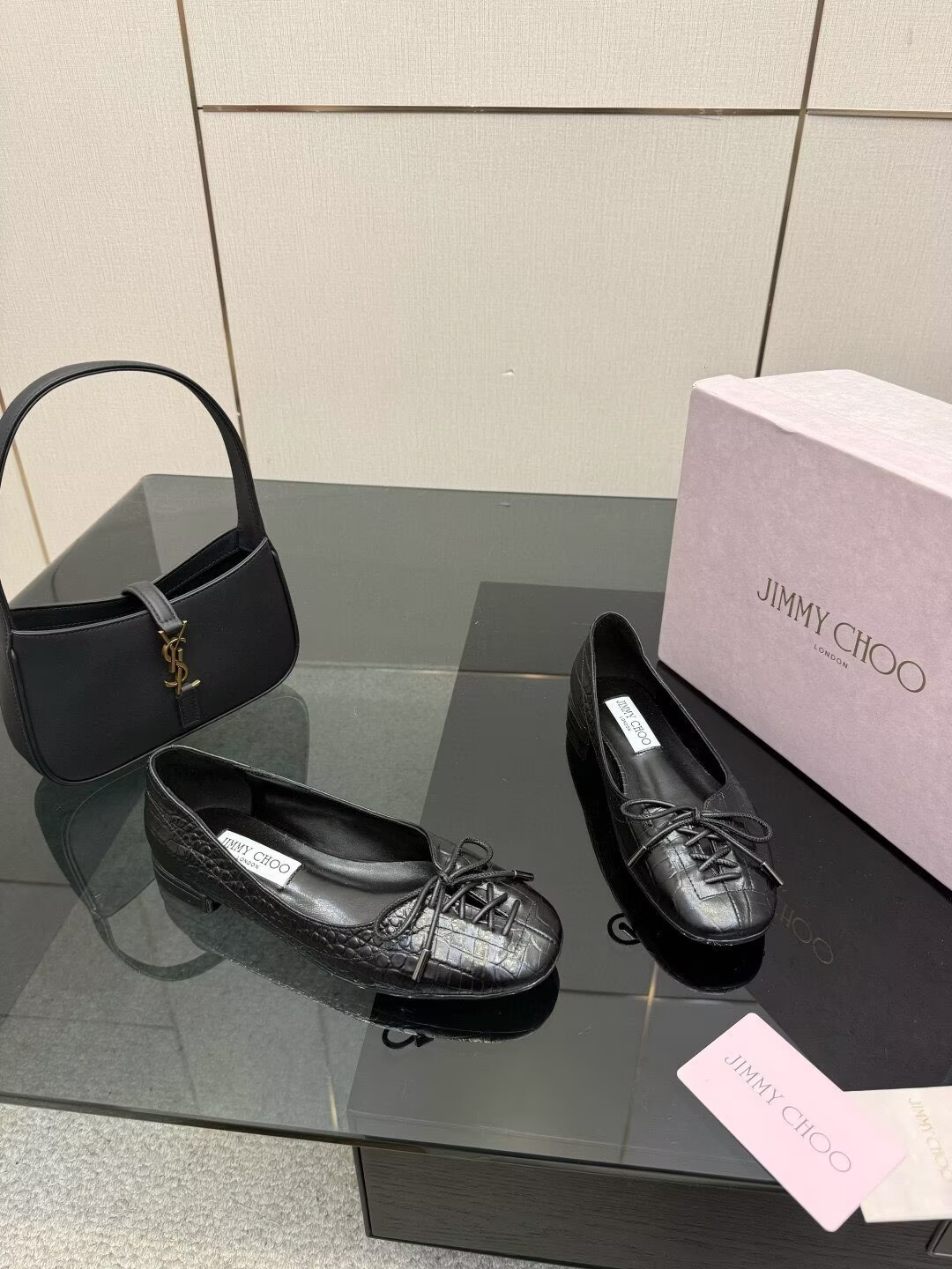 UA Jimmy Choo Scarlett Ballerina Flats