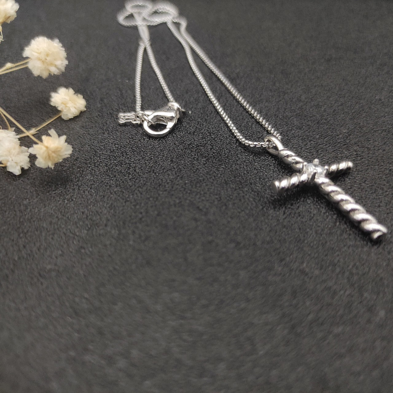 David Yurman Cross Necklace(Chain length 45+5cm delay chain Chain thickness 1.5mm)