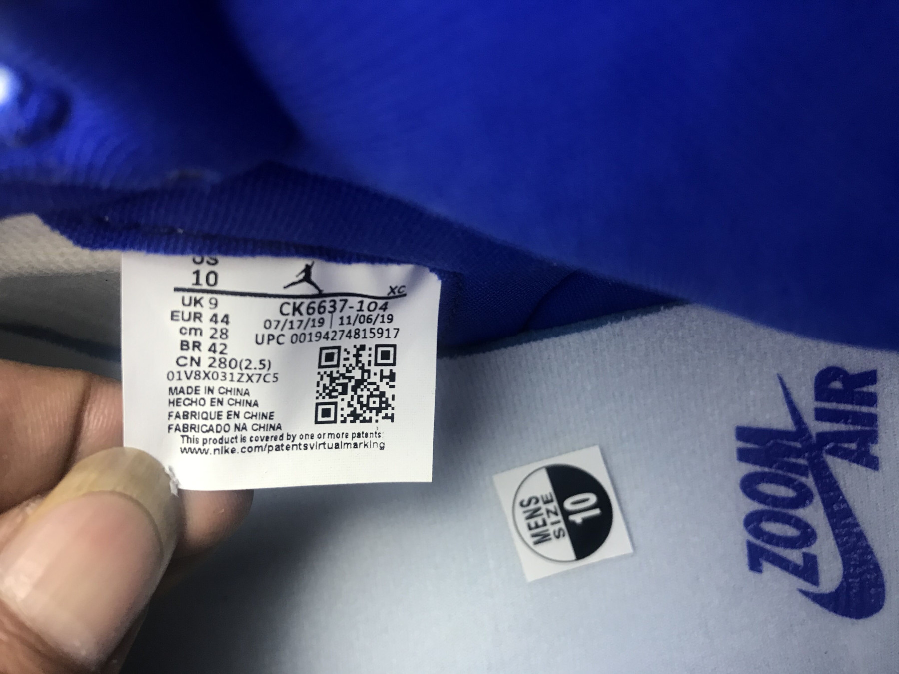 UA AIR JORDAN 1 HIGH ZOOM 