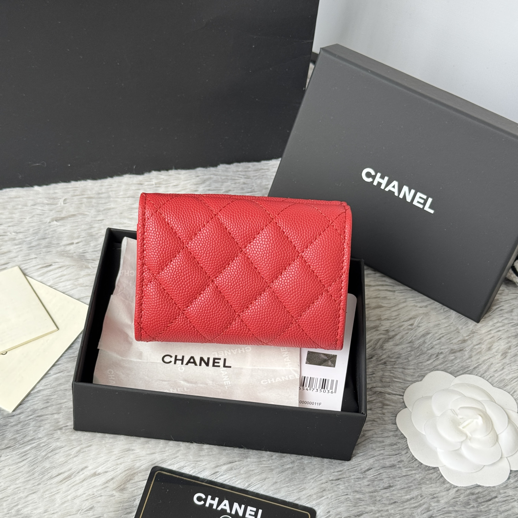 Ch**el card holder 10.5x7.5x3cm