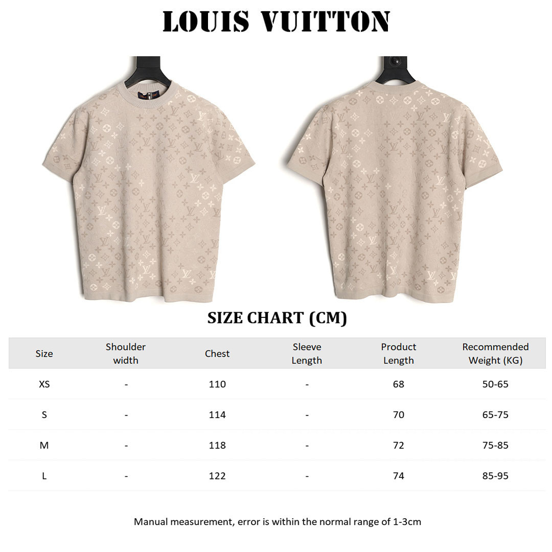 Louis Vuitton Knitting Short-sleeved T-shirt