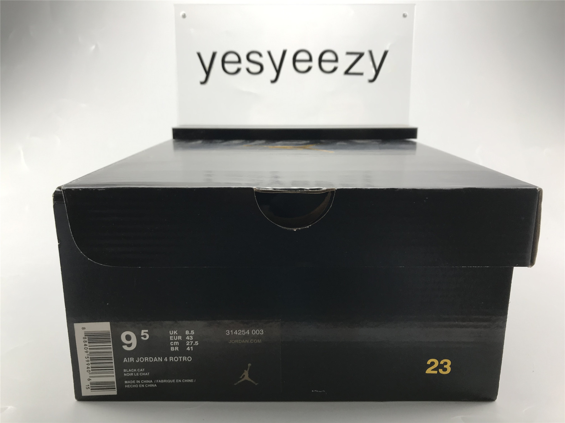 UA AIR JORDAN 4 RETRO LS "OREO"