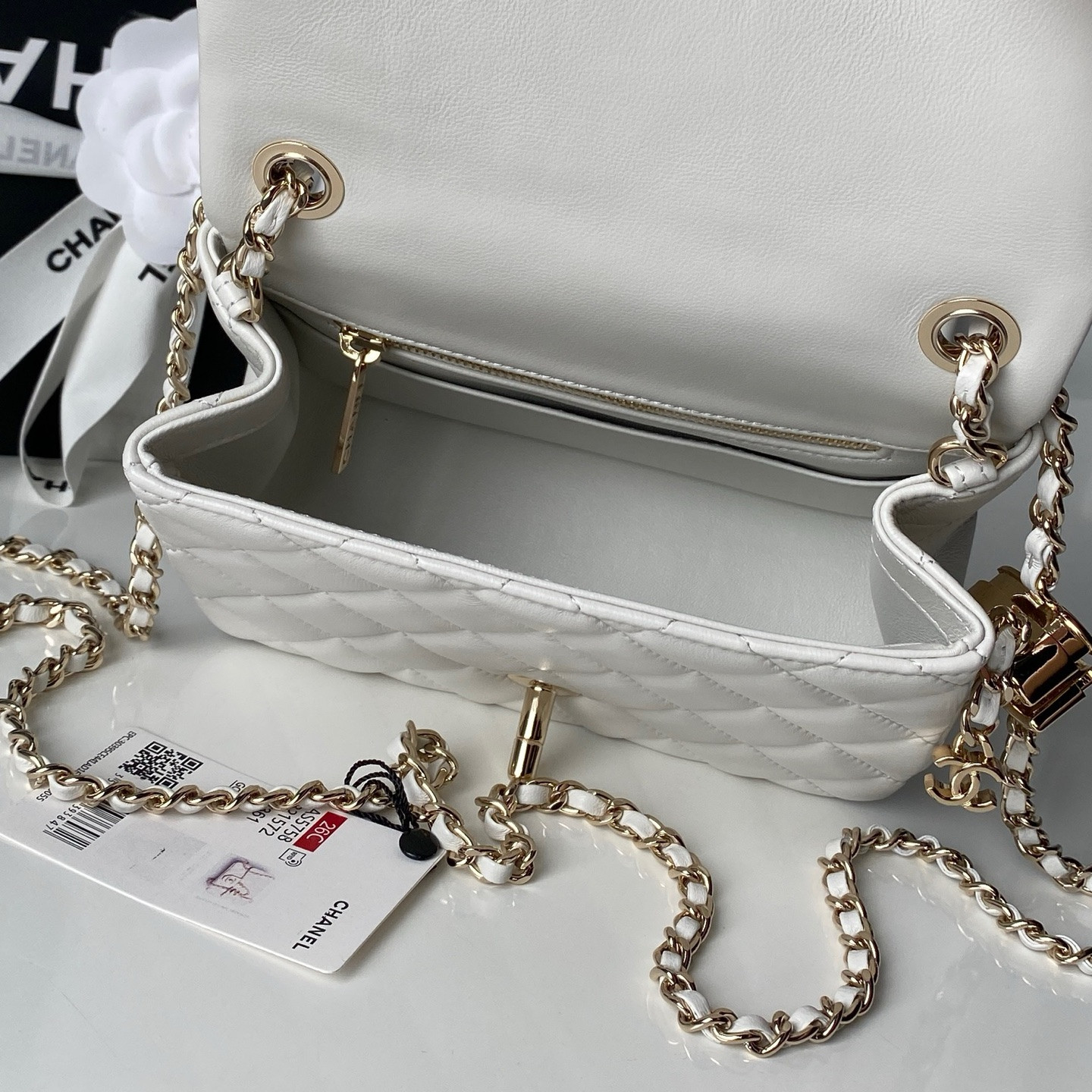 Ch**el classic flap handbag cf as5758 18x13x7cm
