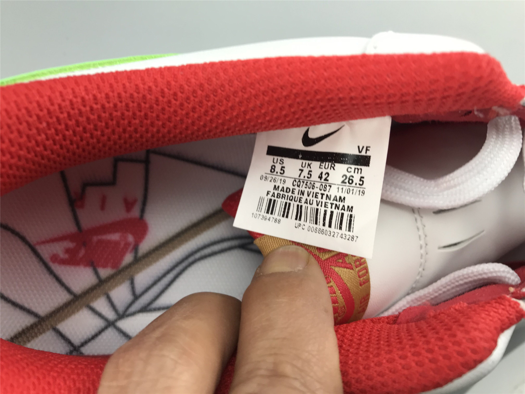 UA NIKE AIR FORCE 1 LOW "SHIBUYA - WHITE"