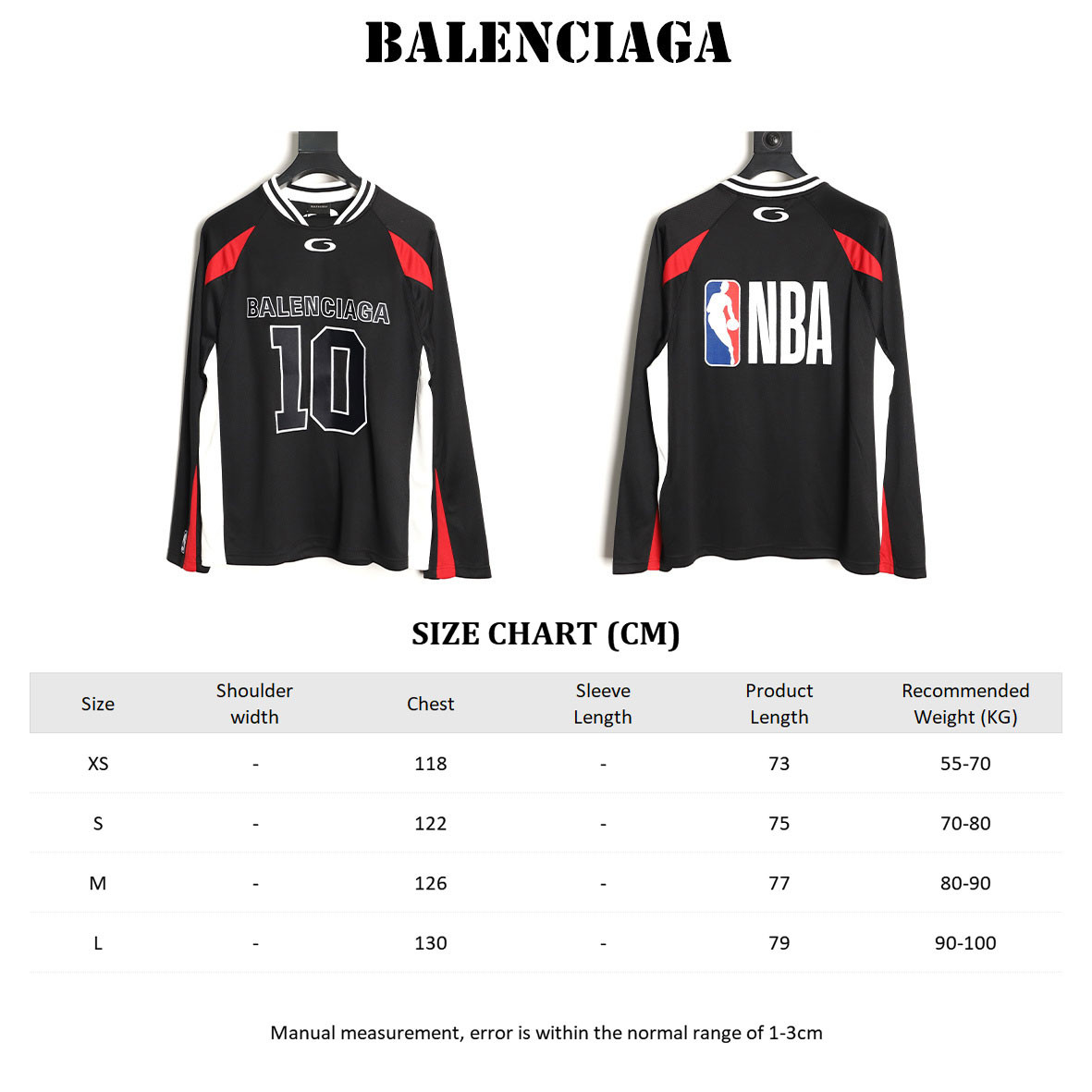 Balenciaga Long-sleeved T-shirt