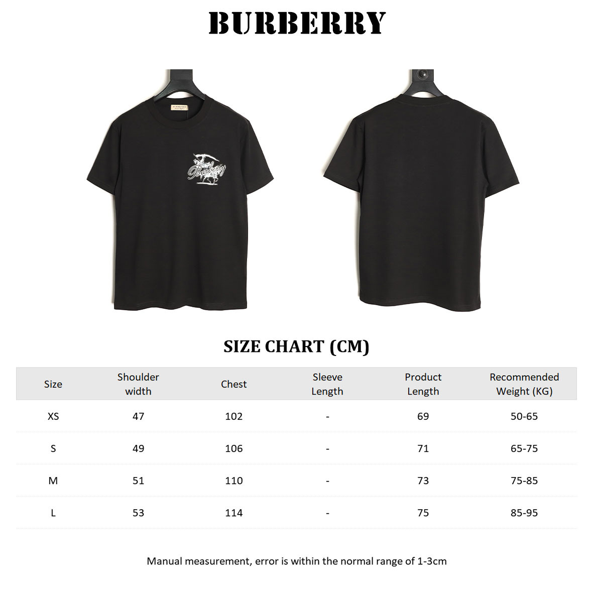 Burberry 26ss Short-sleeved T-shirt