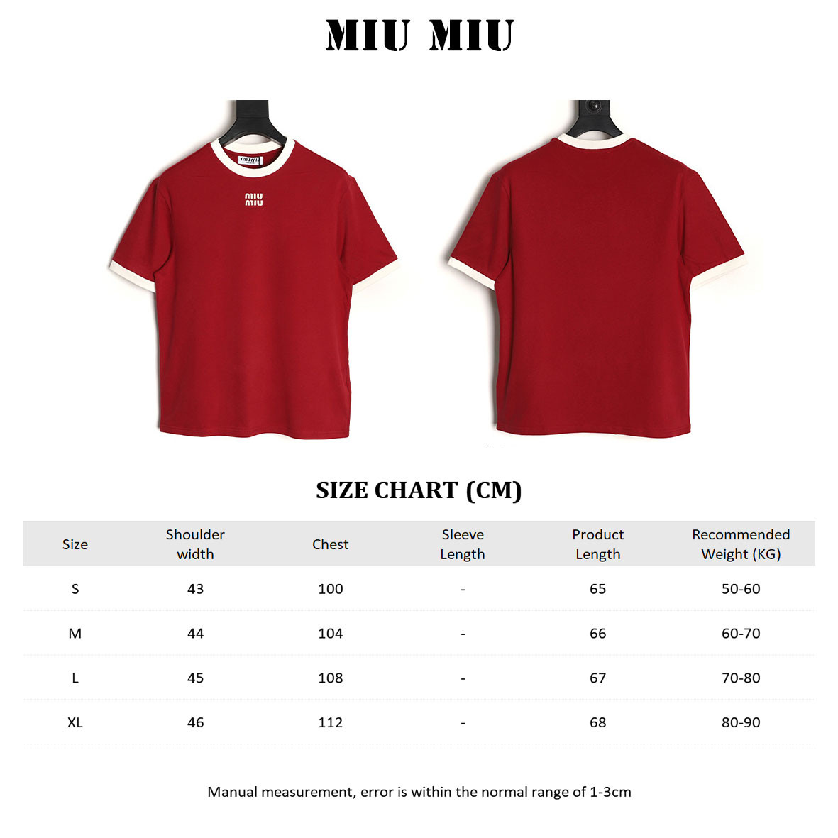 MIU MIU 26SS Short-sleeved T-shirt