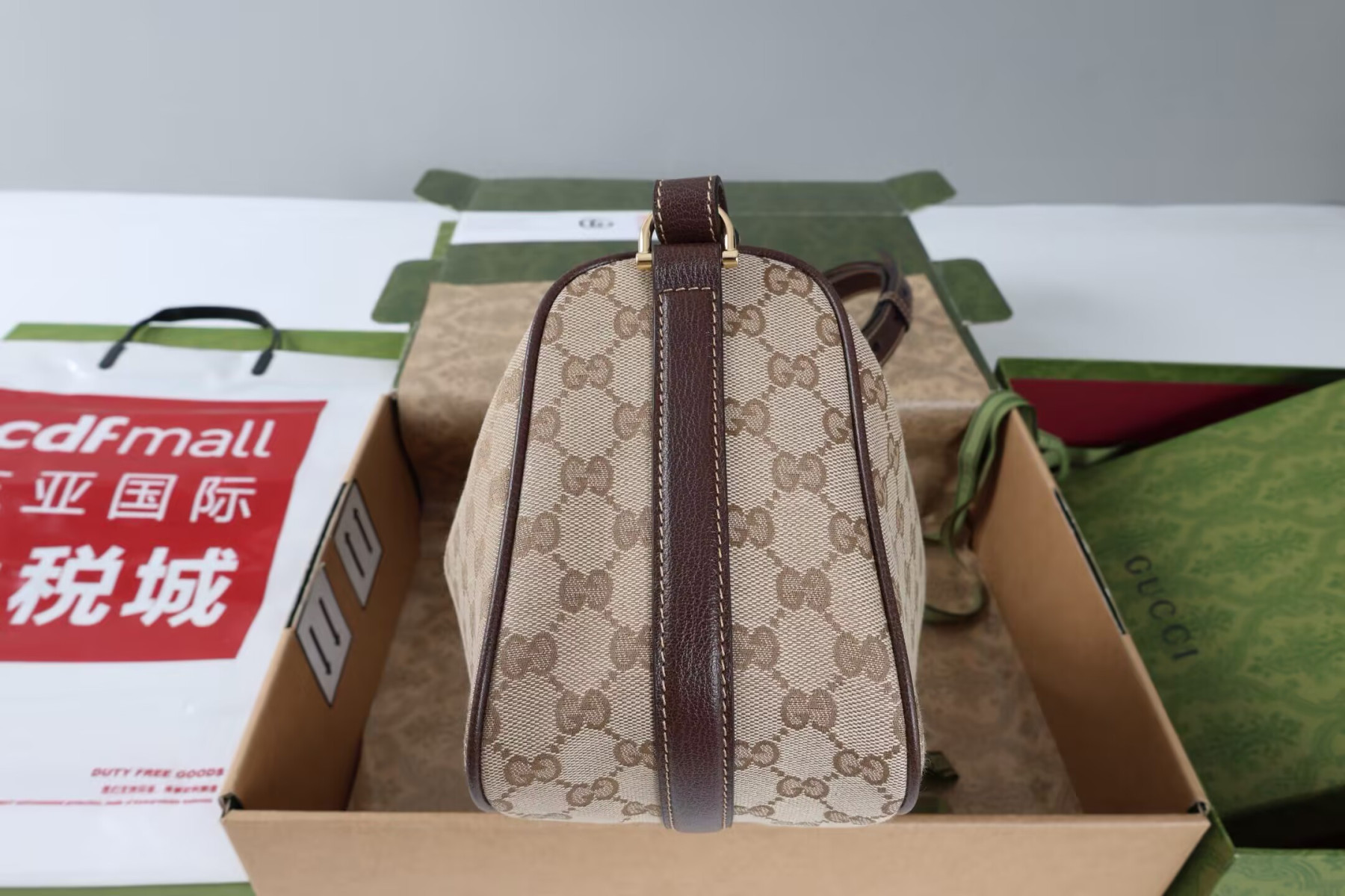 Gucci Half Horsebit Medium Shoulder Bag Without Box 31.5x17x12cm