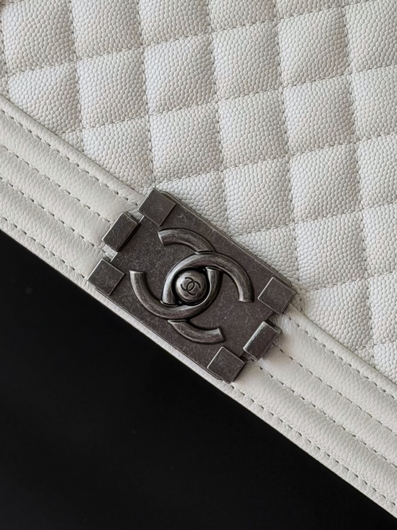 Ch**el Boy Handbag 15x25x9cm