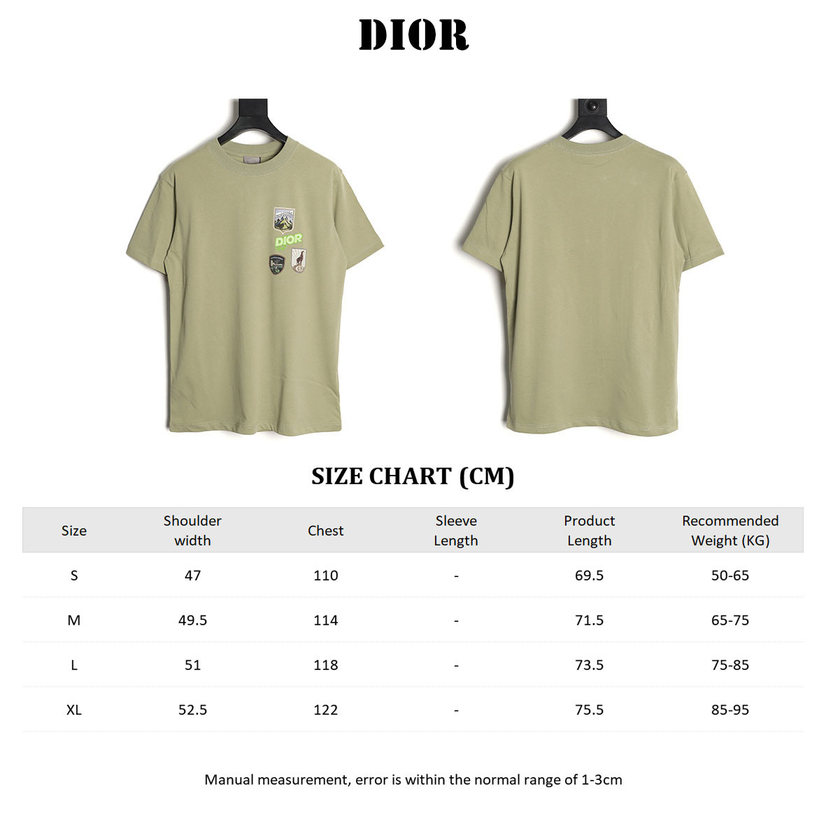 DIOR Short-sleeved T-shirt