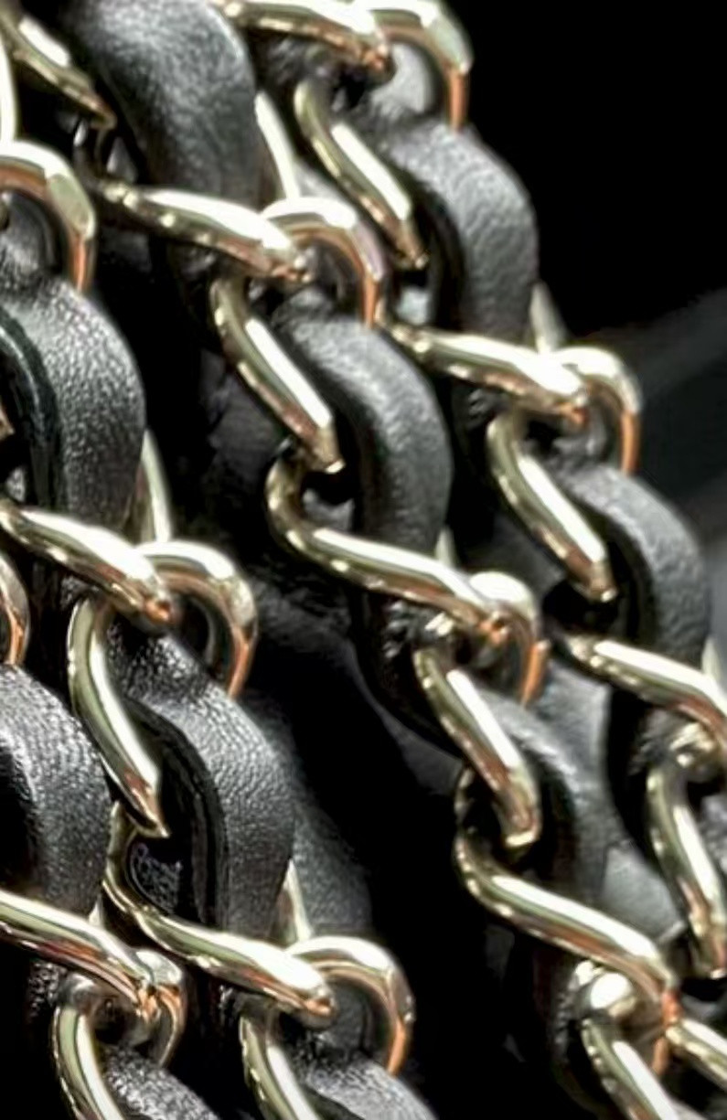 Ch**el Mini Flap Bag Black 12x20x6cm