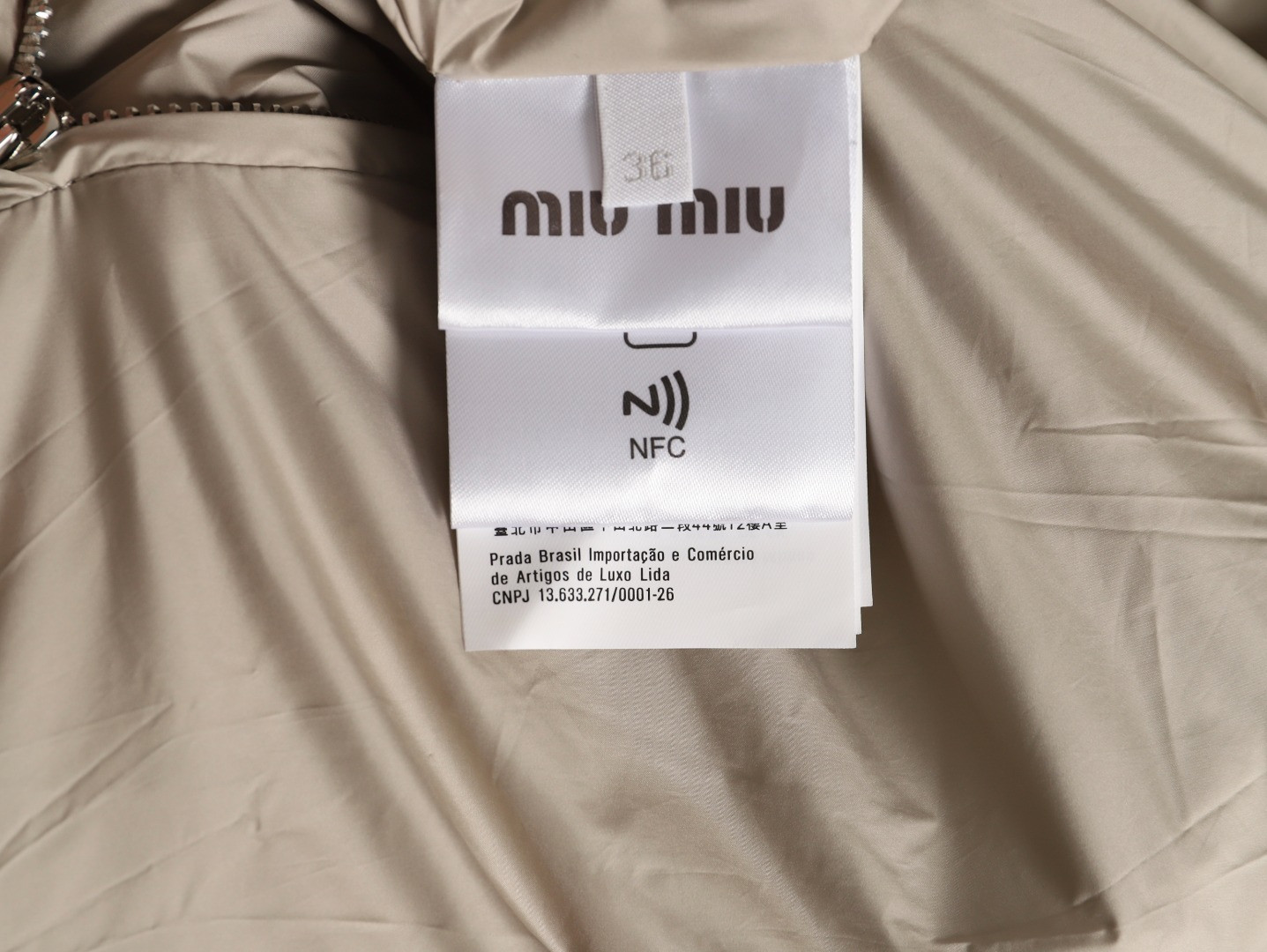 Miu Miu Reversible Short Puffer jacket
