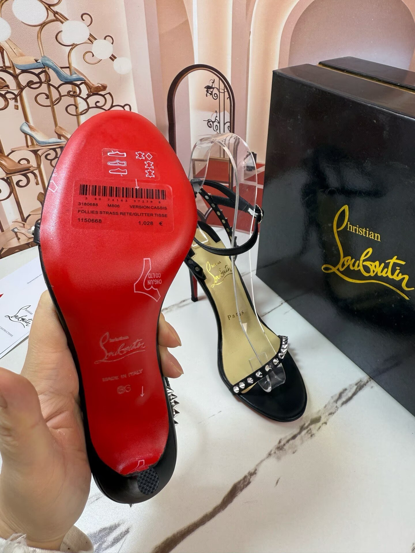 UA Christian Louboutin Galeria Sandals