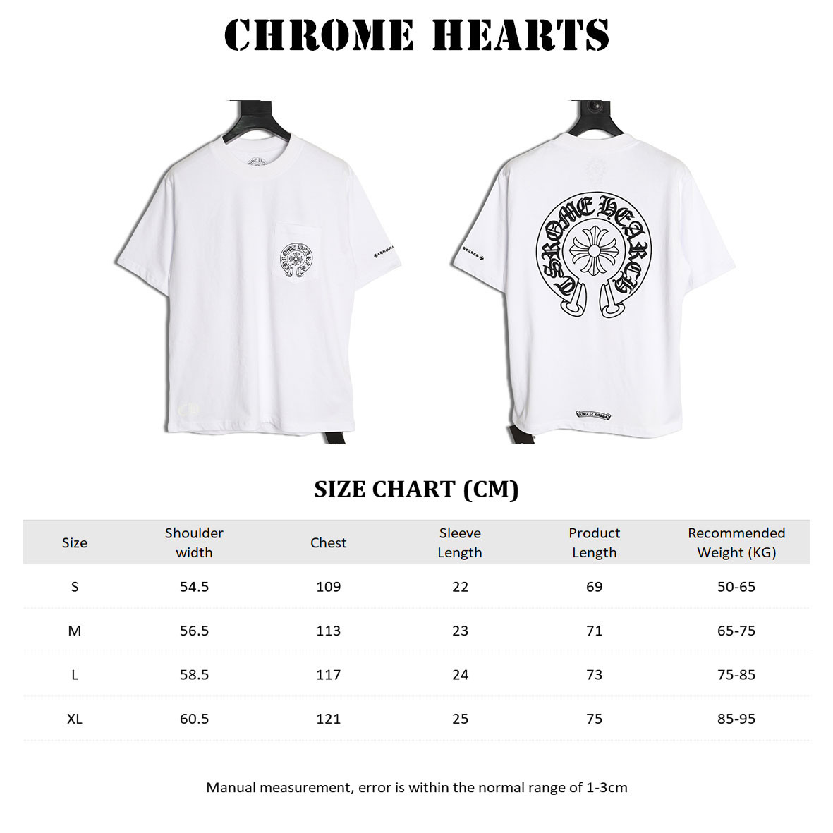 Chrome hearts Short-sleeved T-shirt