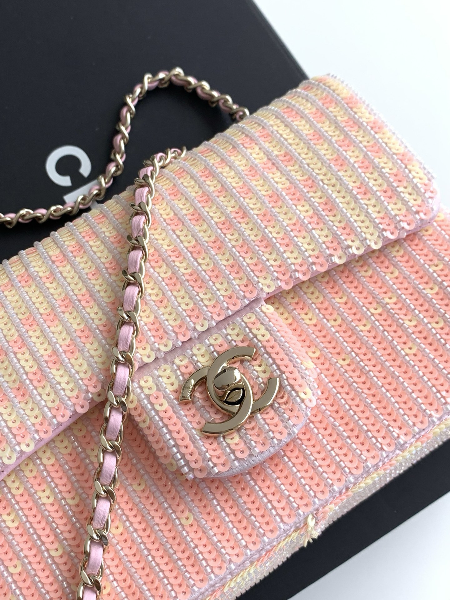 Ch**el flap bag 21x14x8cm