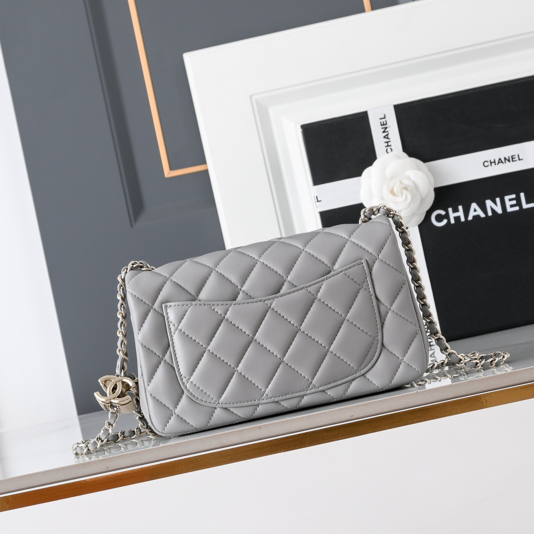 Ch**el classic flap handbag cf as5759 20x13x7cm