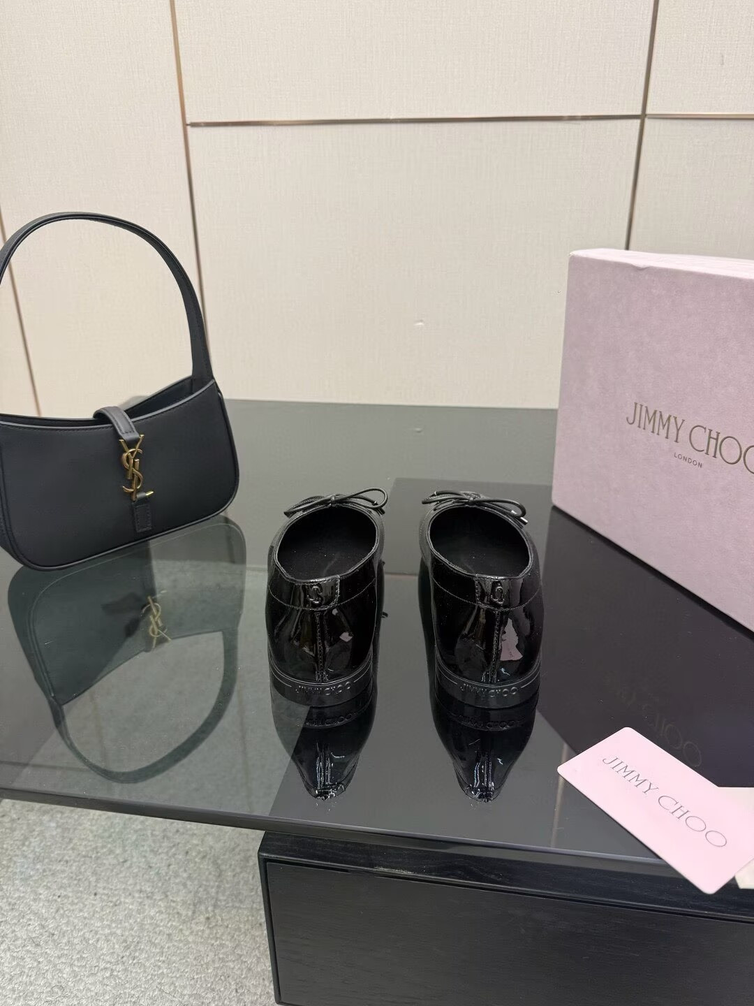 UA Jimmy Choo Scarlett Ballerina Flats