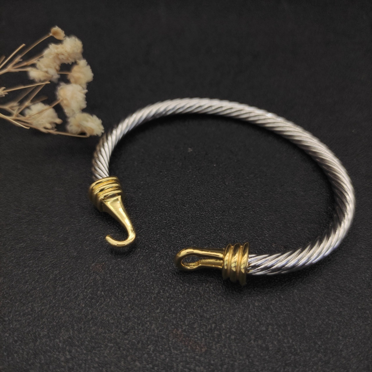 David Yurman 5mm Hook Bracelet(wrist circumference 15-19cm)