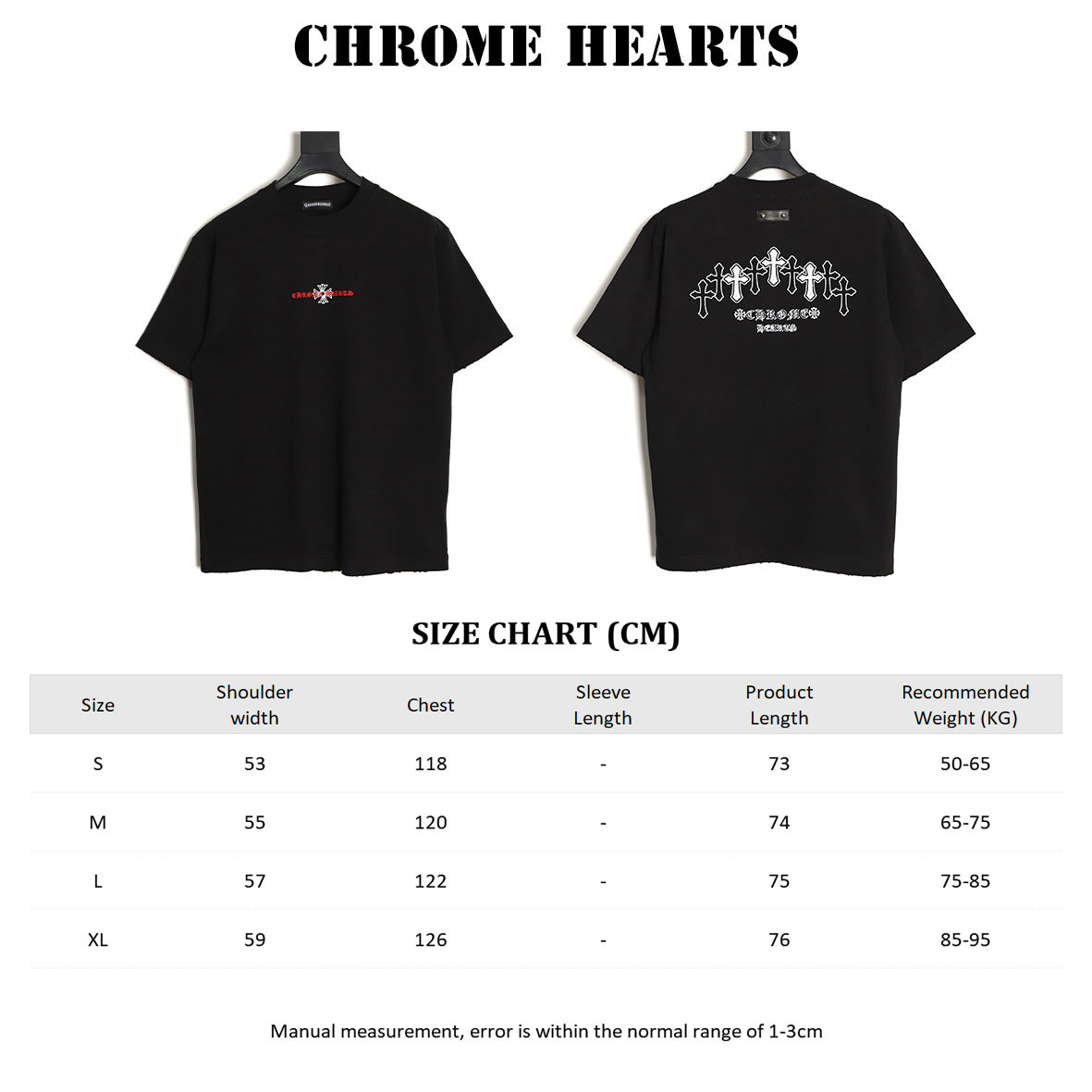 CHROME HEARTS CH 26ss Short-sleeved T-shirt