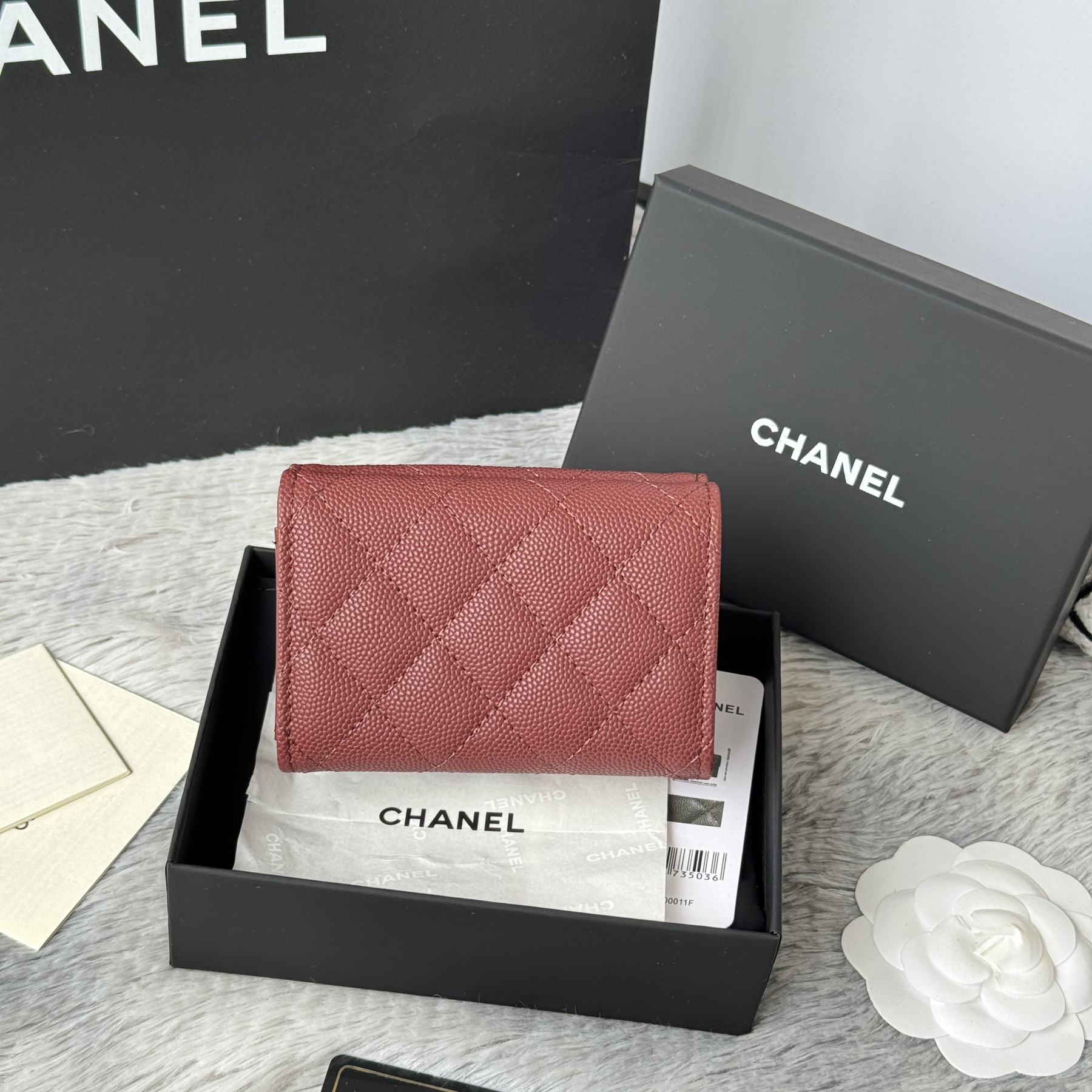 Ch**el card holder 10.5x7.5x3cm