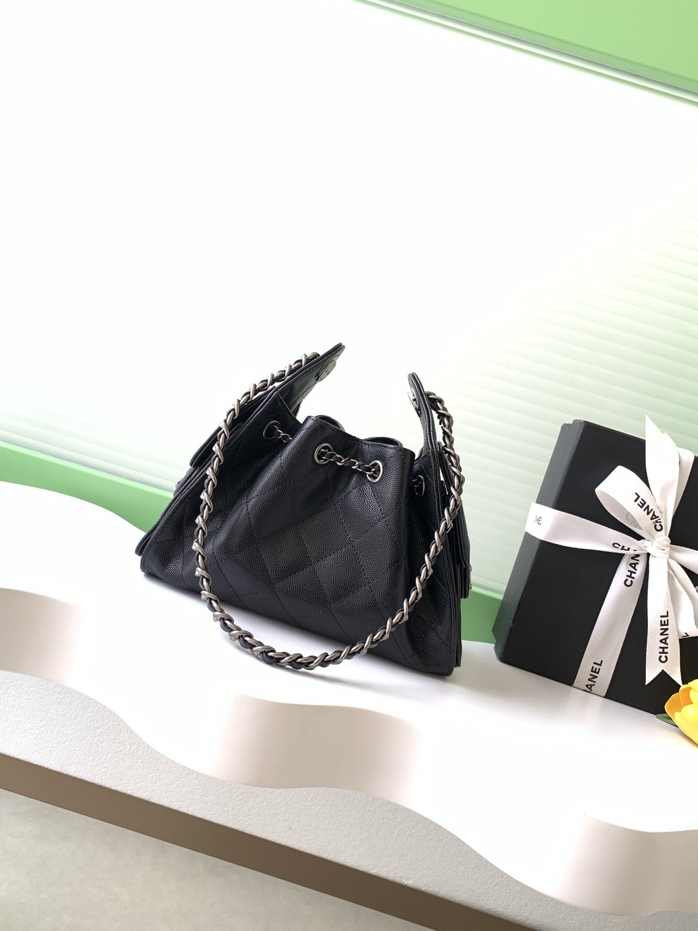 Ch**el 25C Bucket Bag 20x22x12.5cm