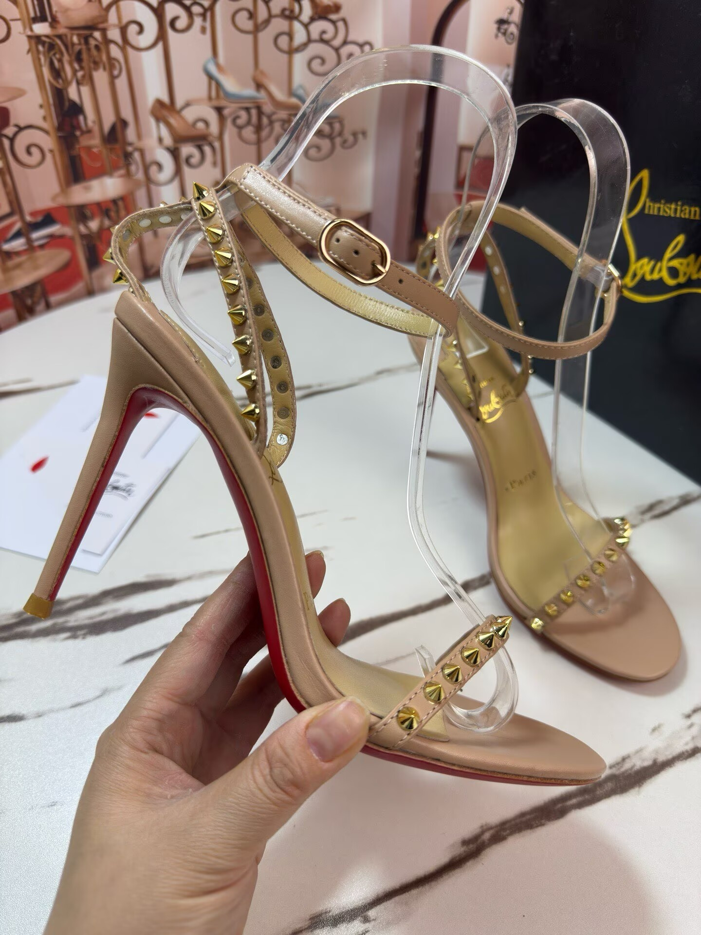 UA Christian Louboutin Galeria Sandals