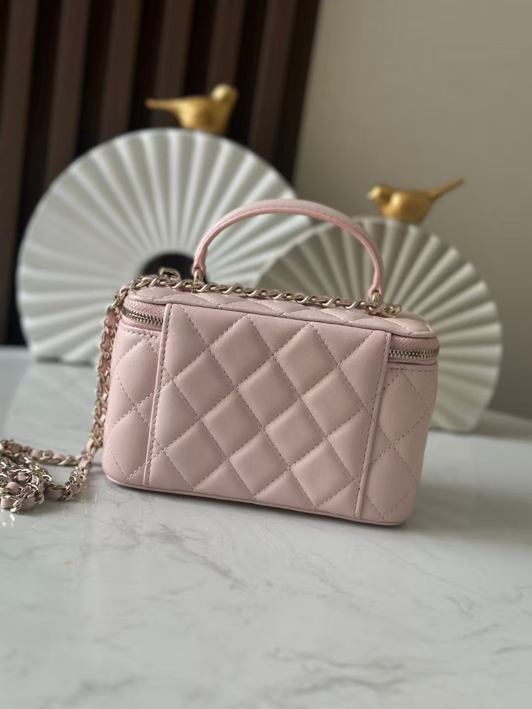 Ch**el Long Vanity with chain 16.5x10x8cm