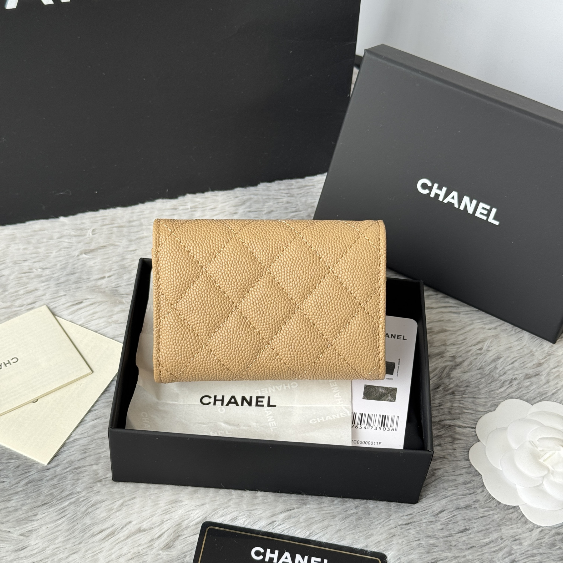 Ch**el card holder 10.5x7.5x3cm