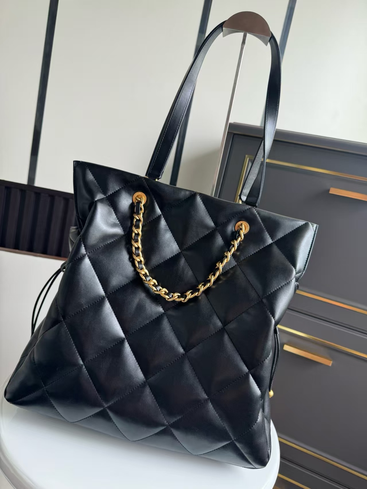 Ch**el Shopping Bag 34x36x12cm