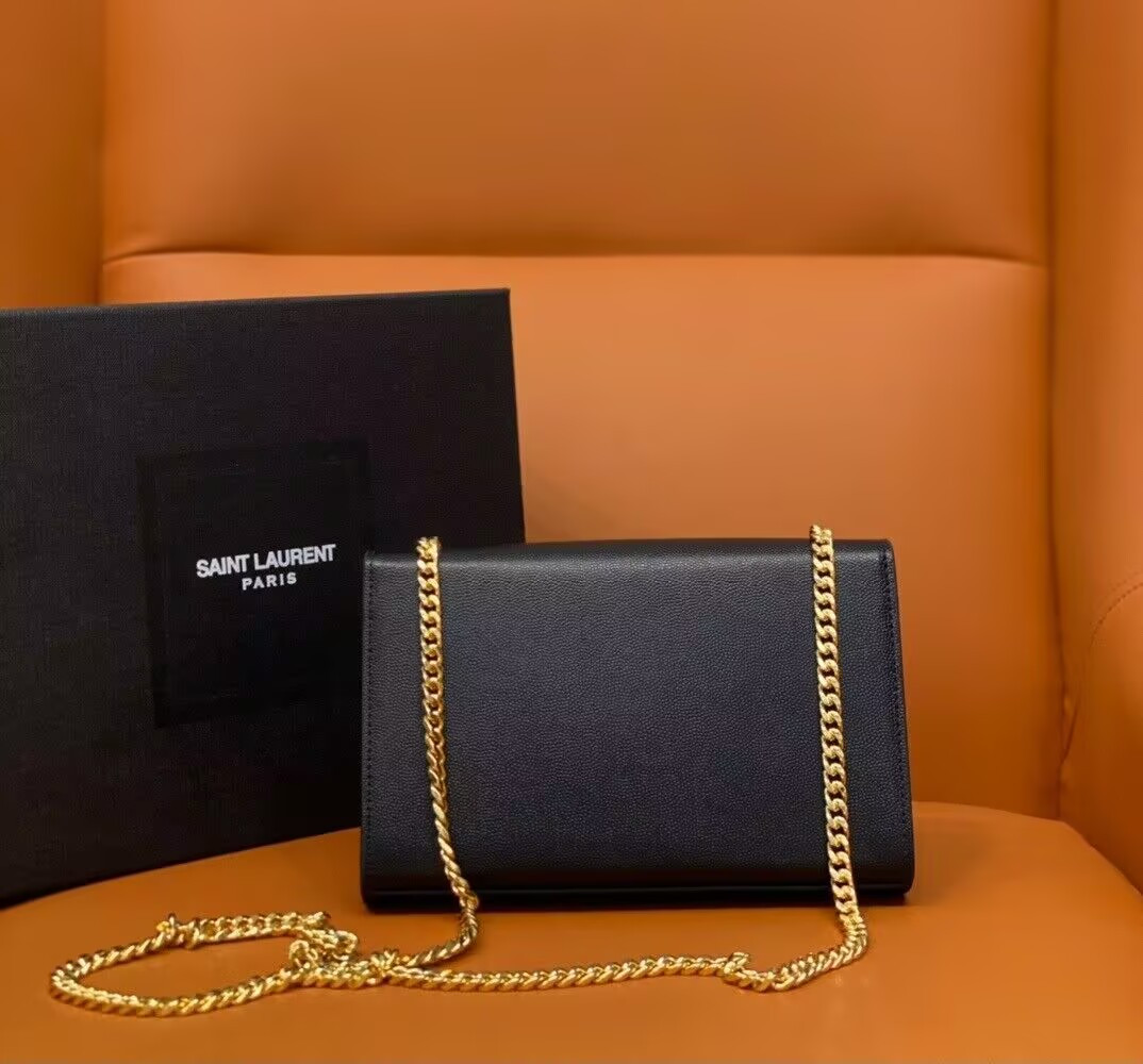 Y51 KATE SMALL IN GRAIN DE POUDRE EMBOSSED LEATHER 20x12.5x5cm