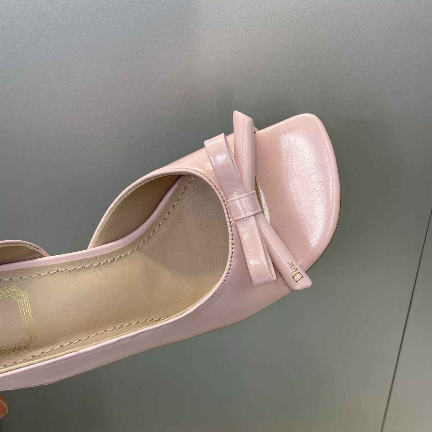 UA Dior Bow Heeled Slingback Sandal