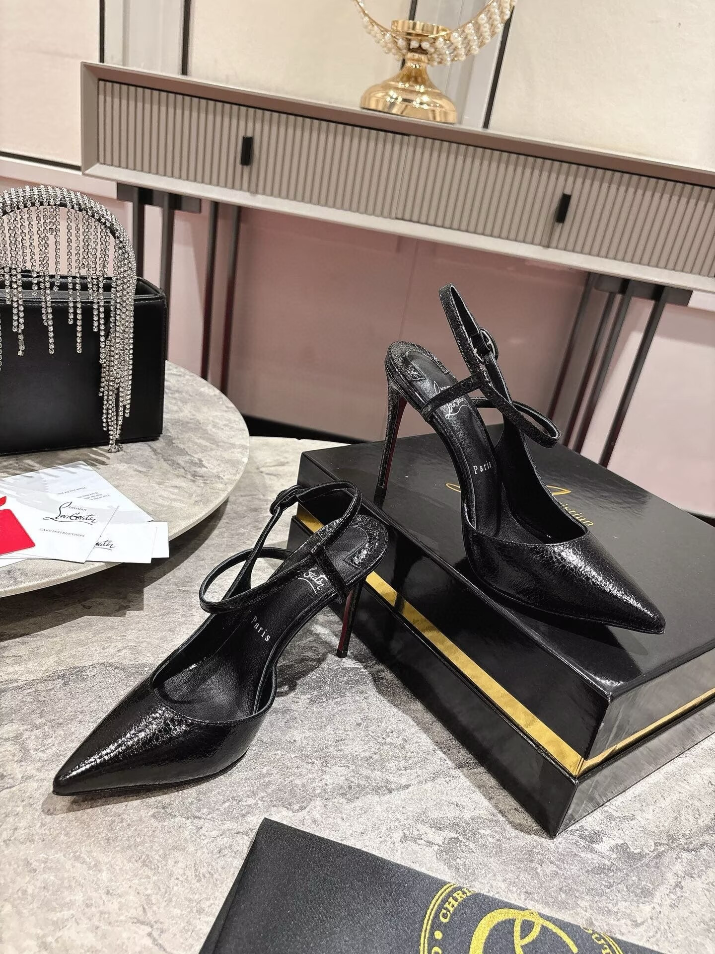 UA Christian Louboutin Jenlove 100mm Pumps(Customized, no exchange no return, about 10 days)