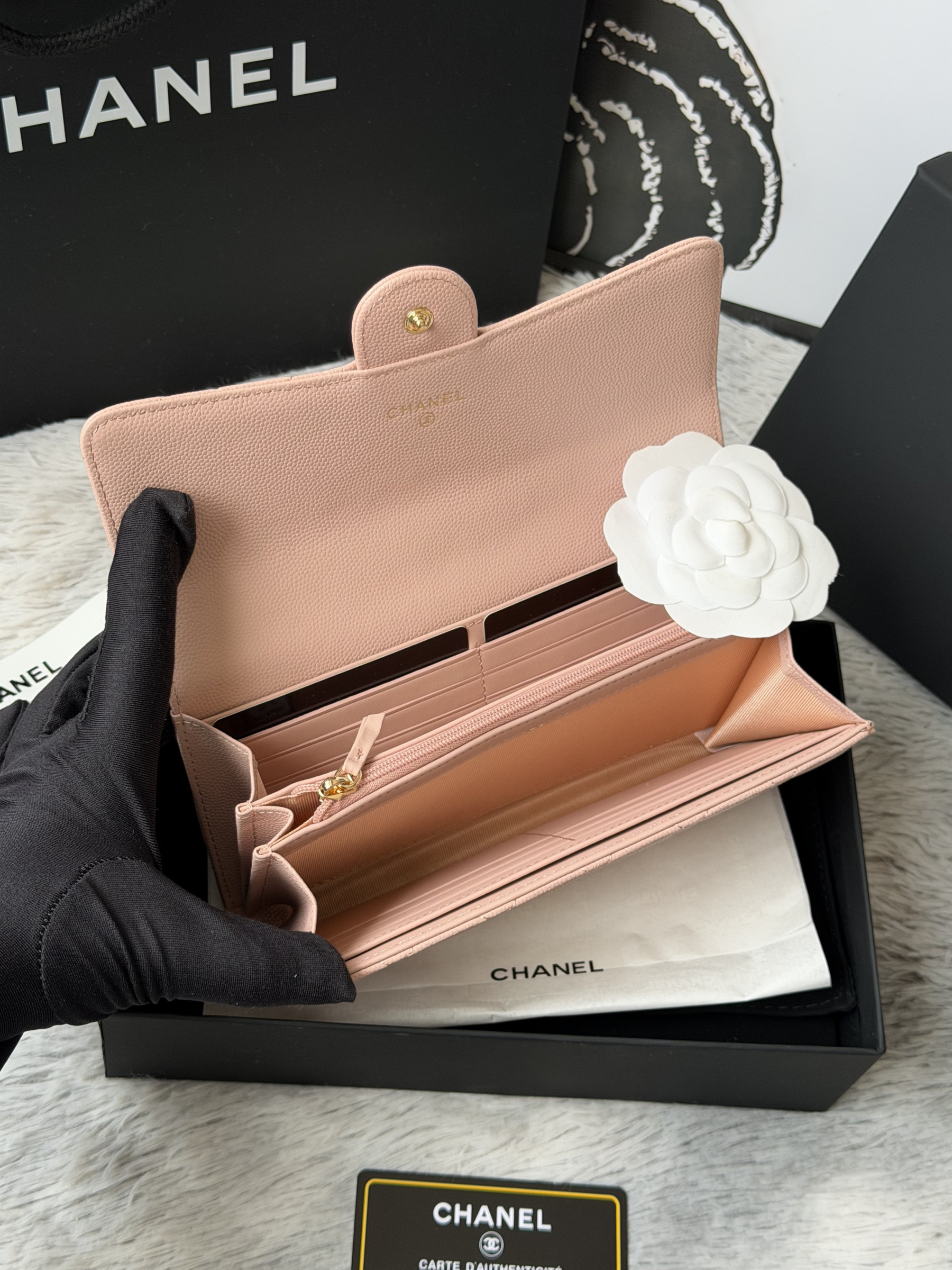 Ch**el wallet 80758 10x19x3cm