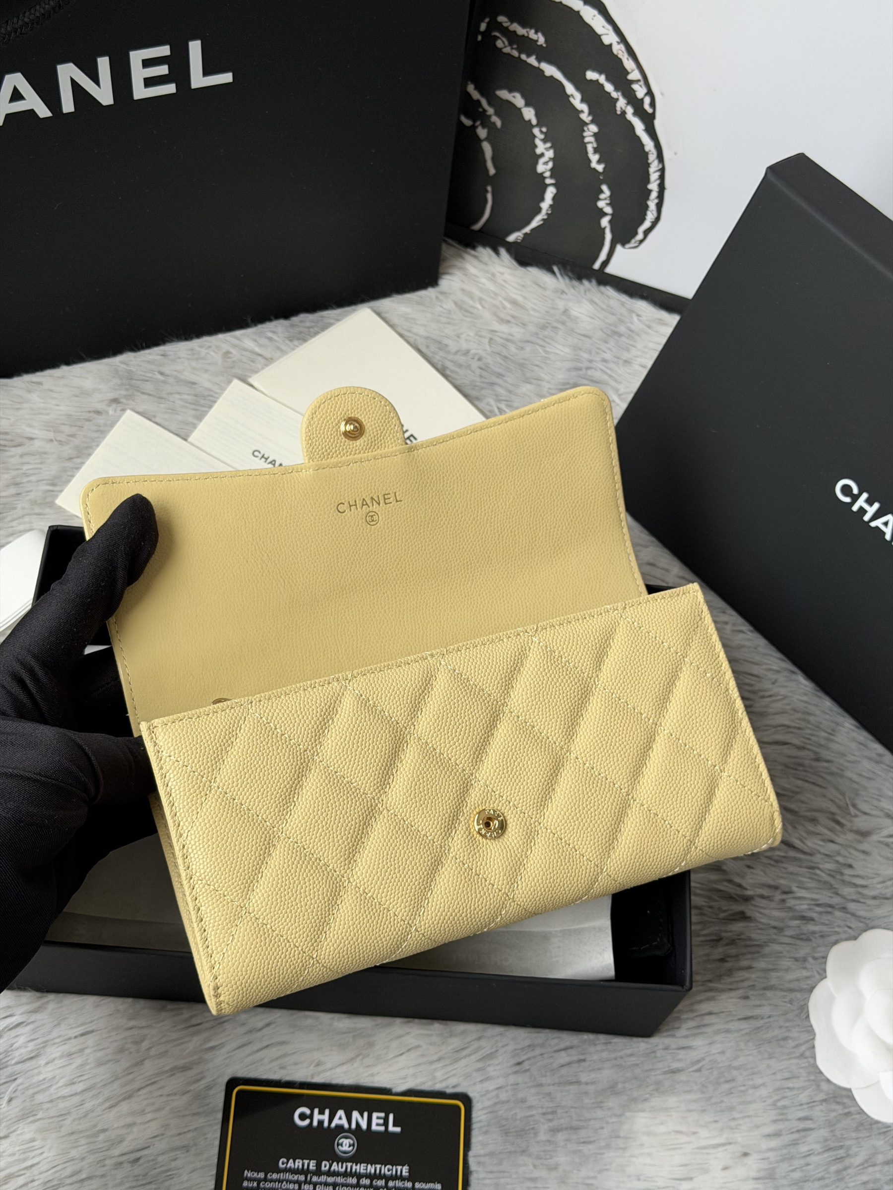 Ch**el wallet 80758 10x19x3cm