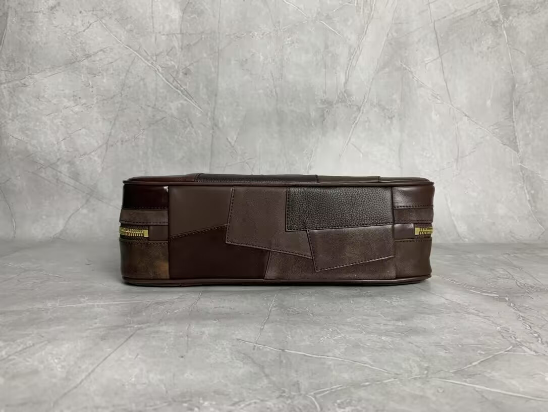 Miu Miu Leather patchwork Beau bag 23x34x10cm
