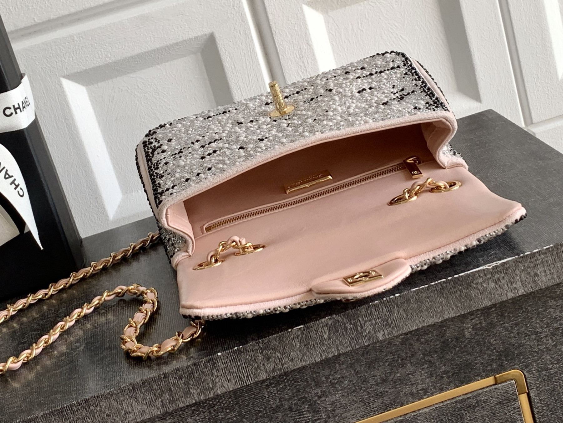 Ch**el evening bag as4297 13x21x8cm