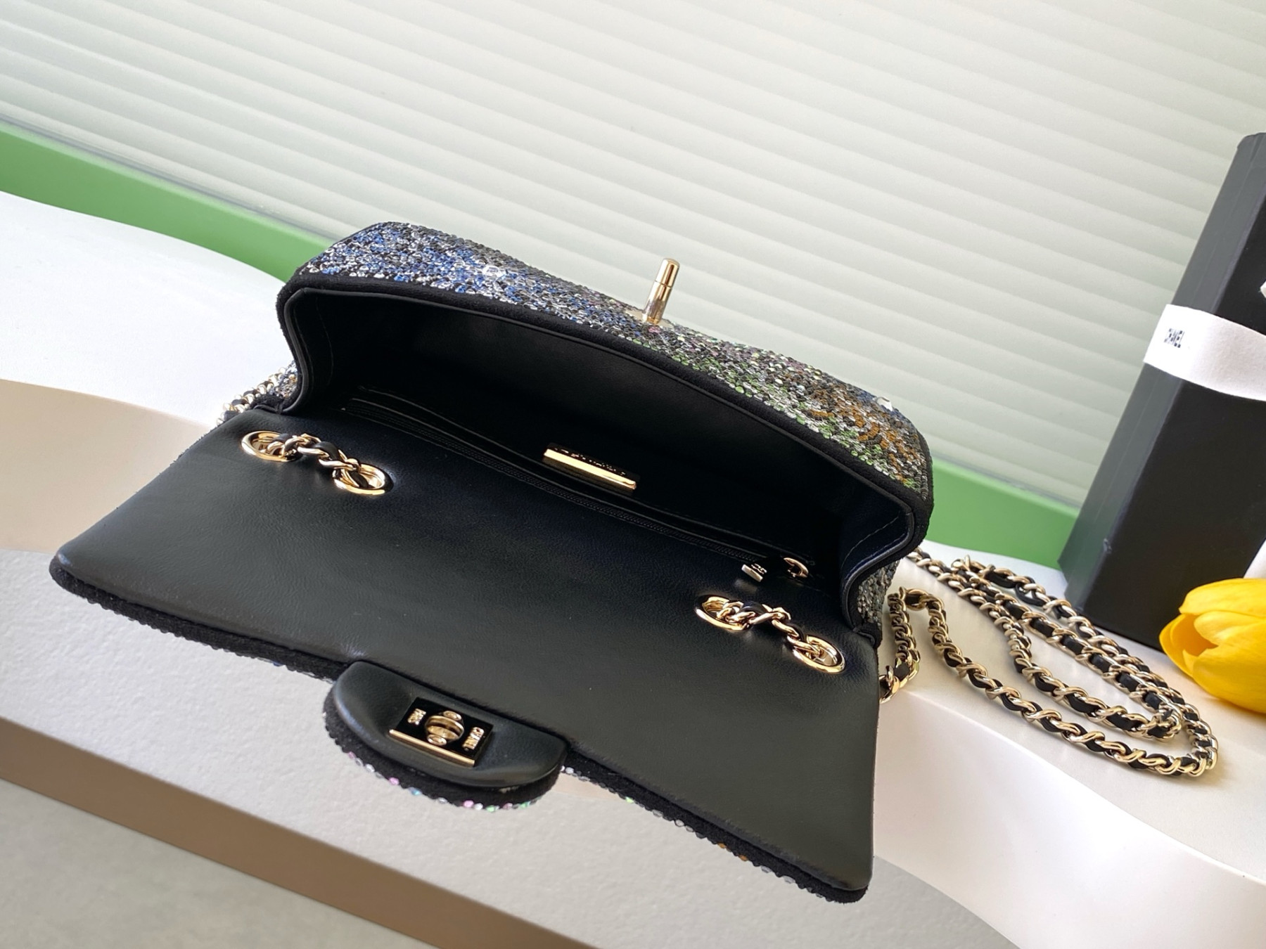 Ch**el Evening Bag 13x21x8cm