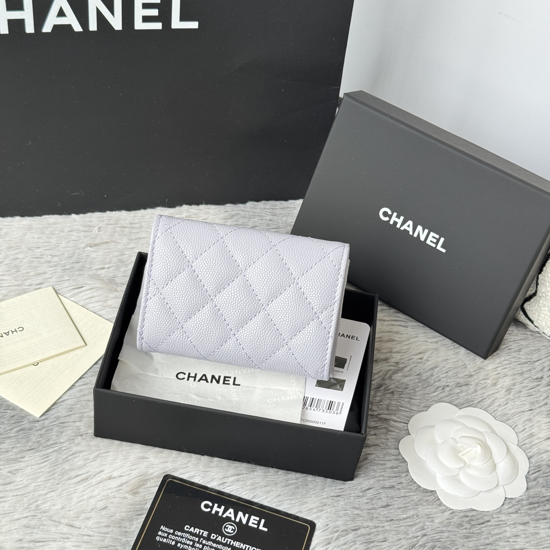 Ch**el card holder 10.5x7.5x3cm