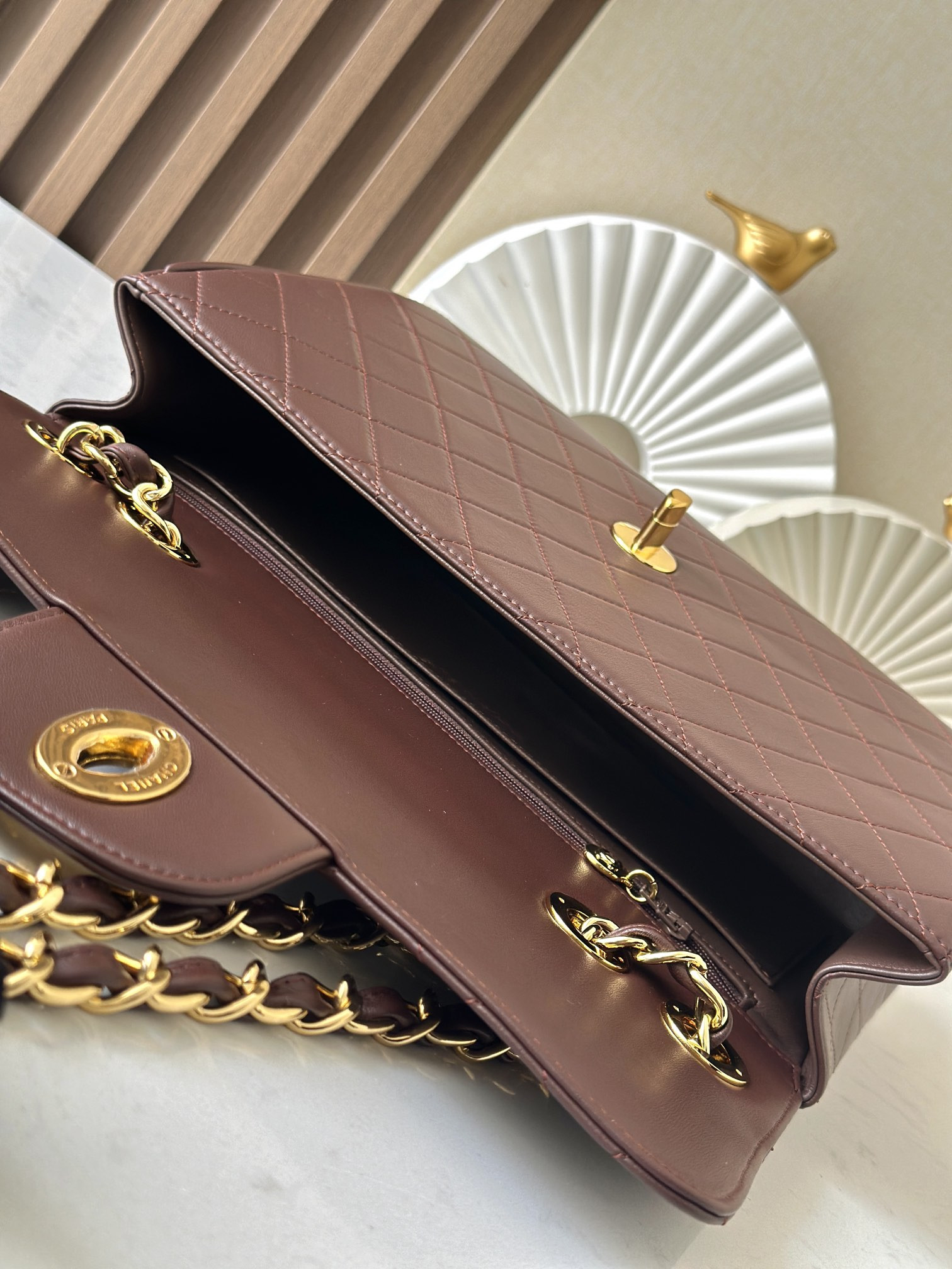 Ch**el flap bag 30x21x8cm