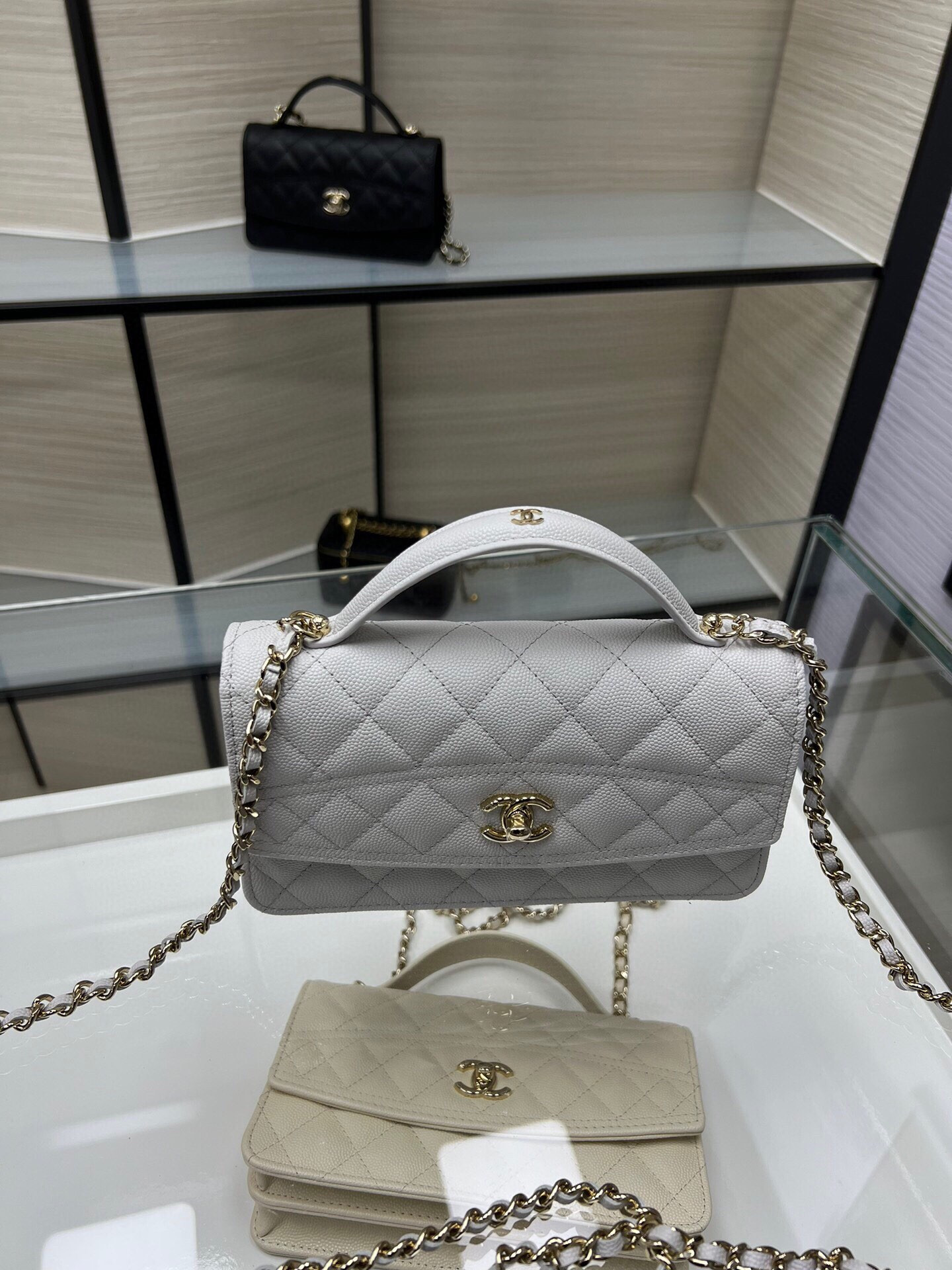 Ch**el mini coco handle bag ap4402 19x11x6cm