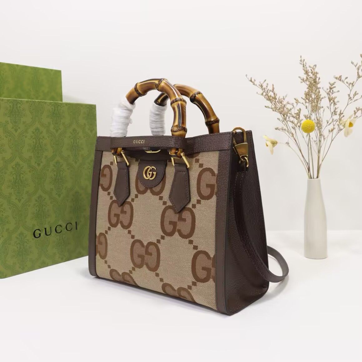 Gucci Diana Tote Bag 27x24x11cm