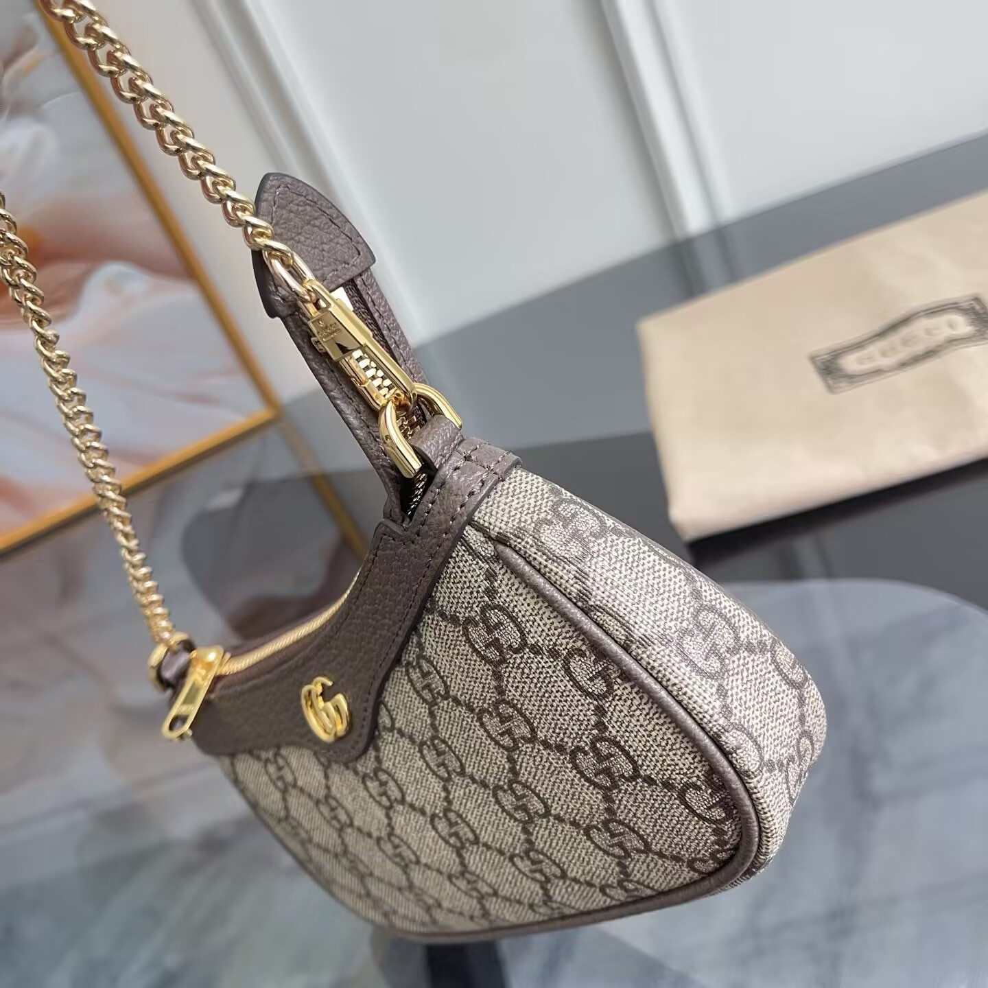 Gucci Ophidia Mini Bag 19x10x3cm