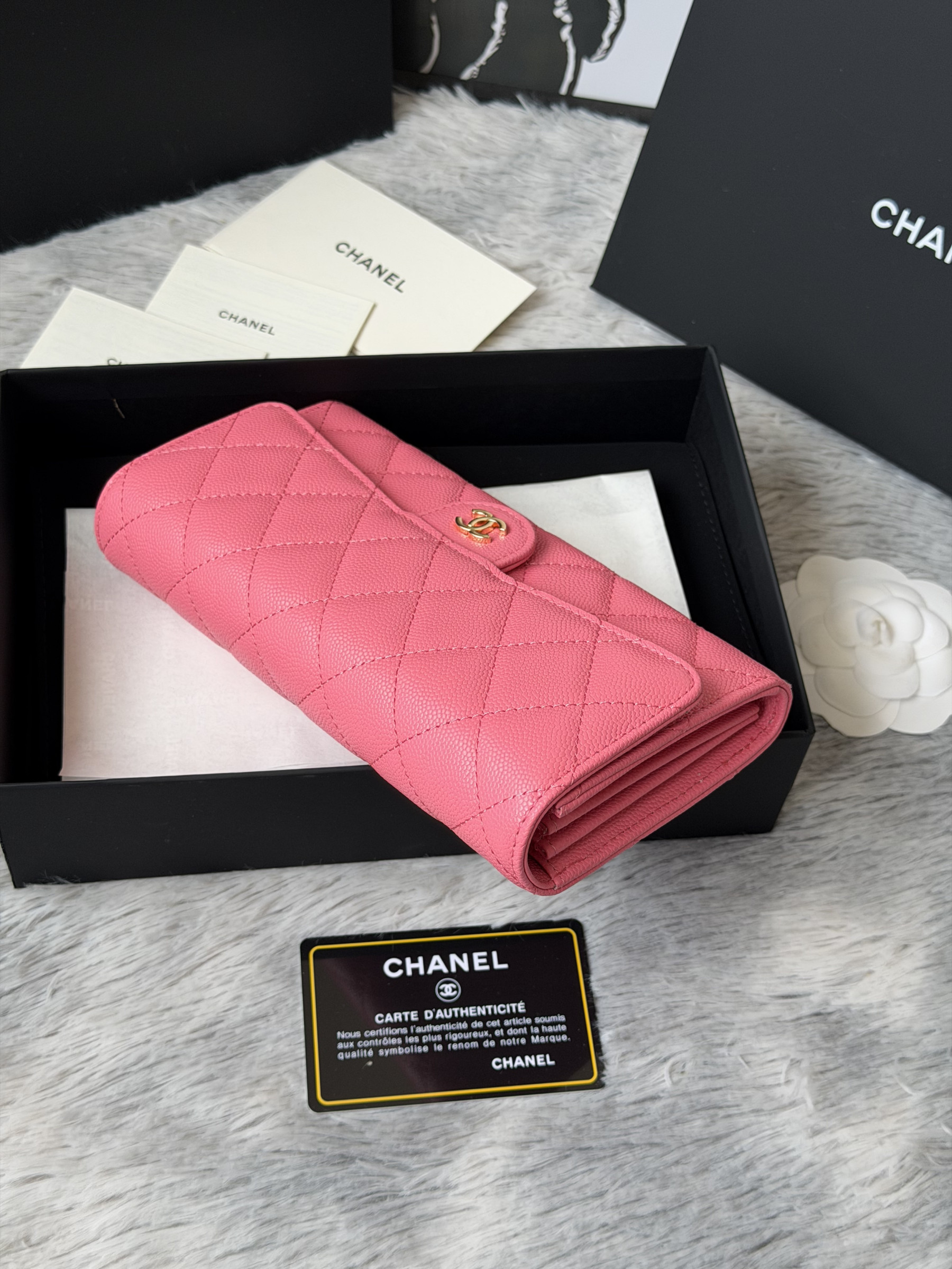 Ch**el wallet 80758 10x19x3cm