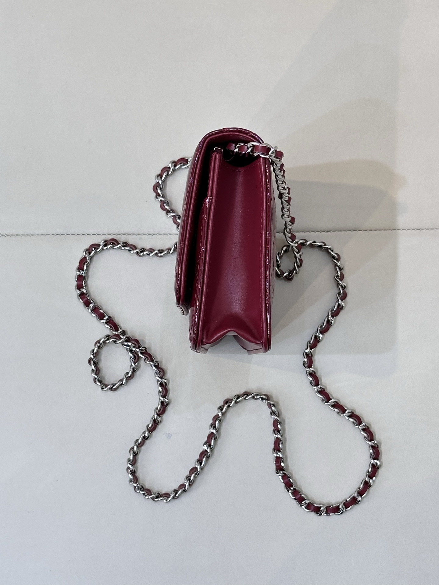 Ch**el woc classic wallet on chain 13x19cm