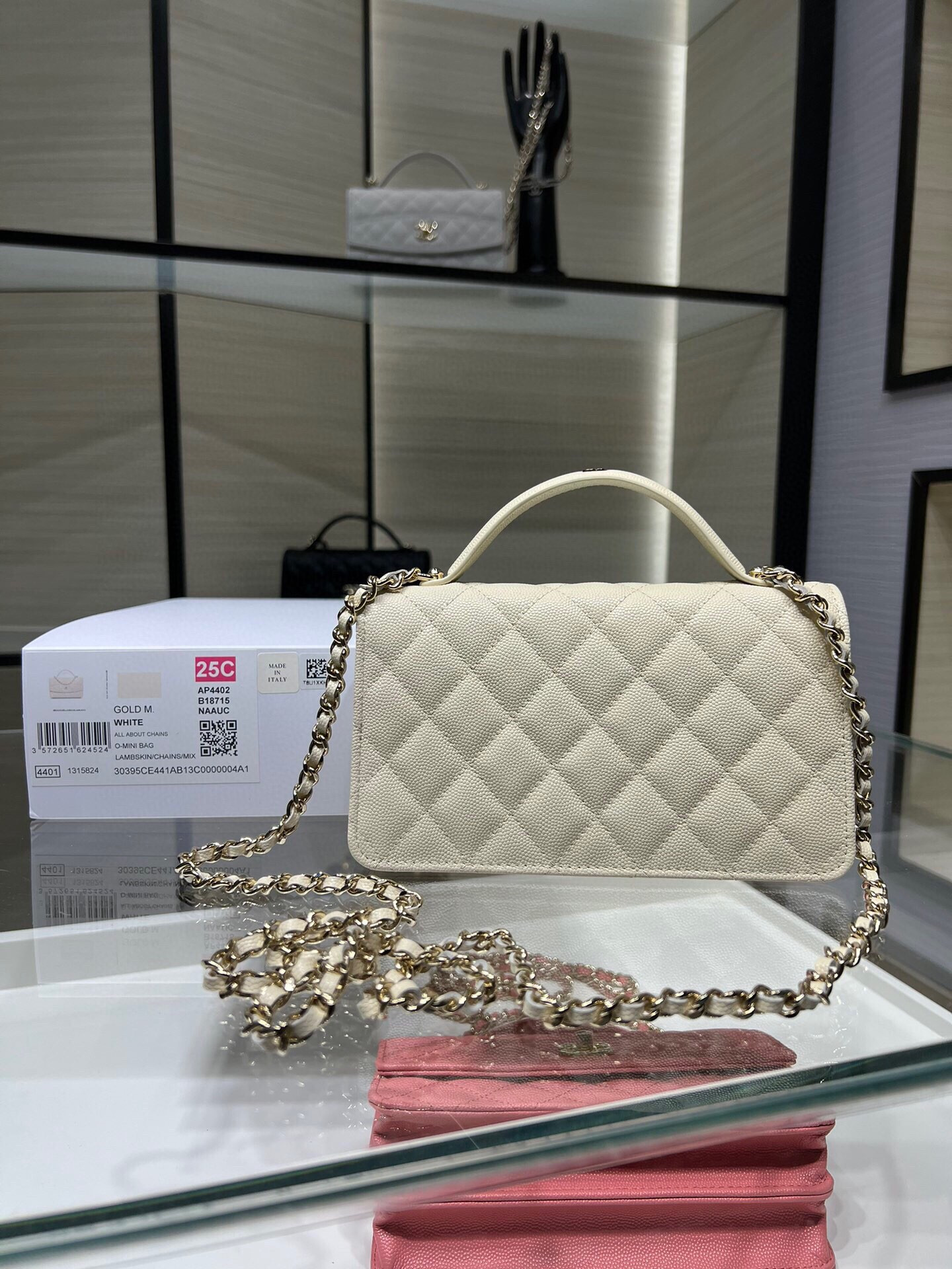 Ch**el mini coco handle bag ap4402 19x11x6cm