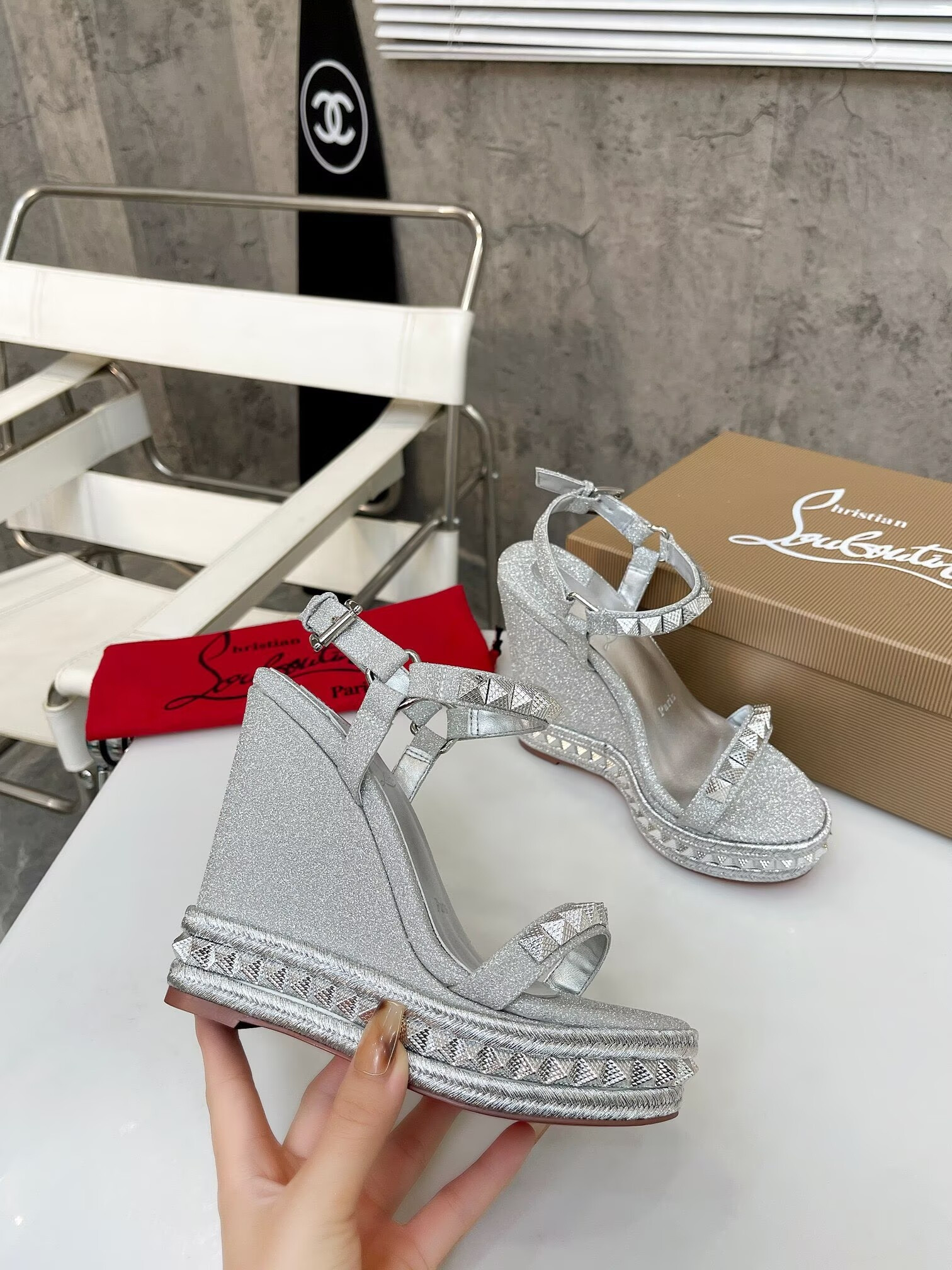 UA Christian Louboutin Pyraclou 120 mm
