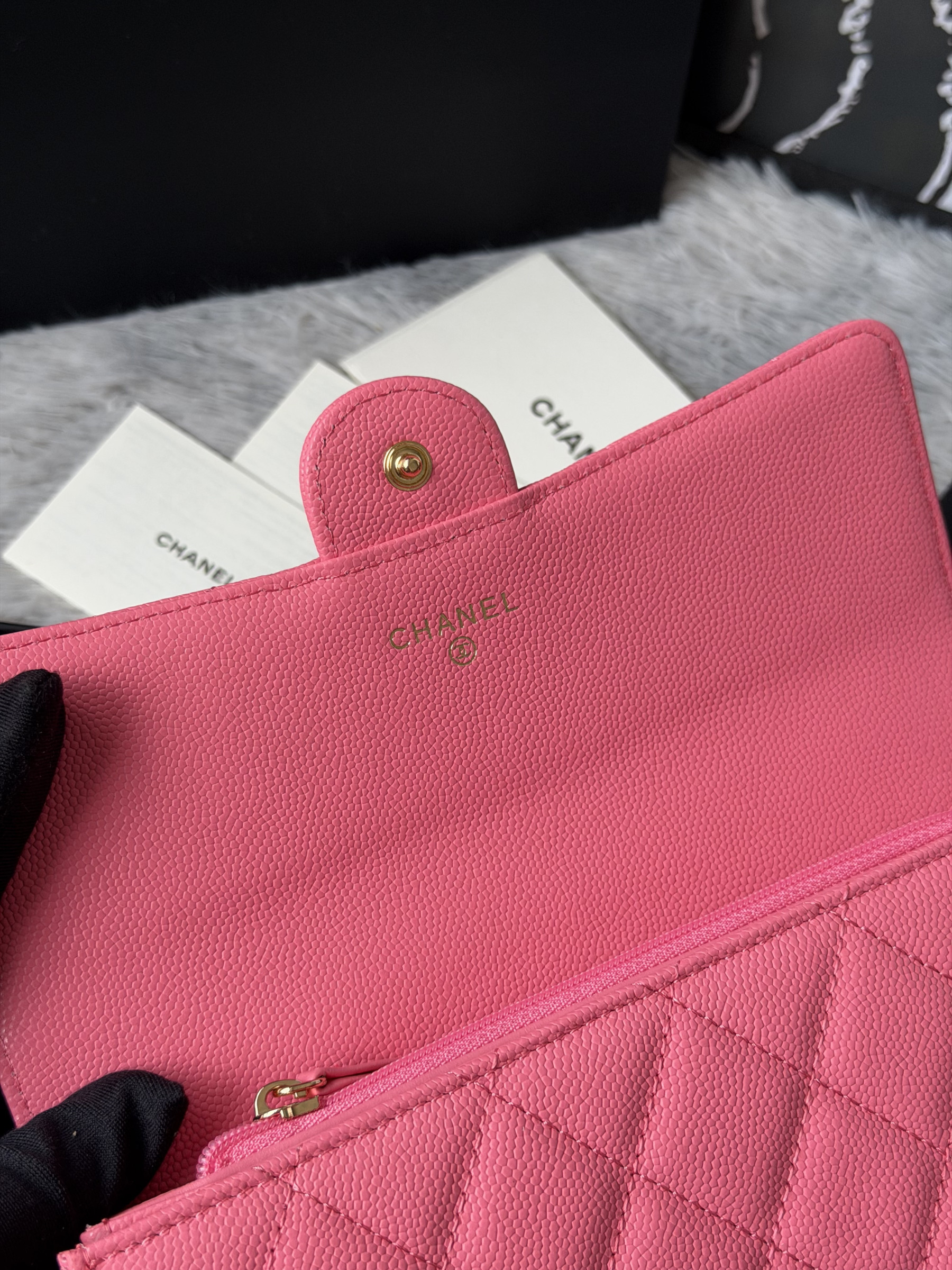 Ch**el wallet 80758 10x19x3cm