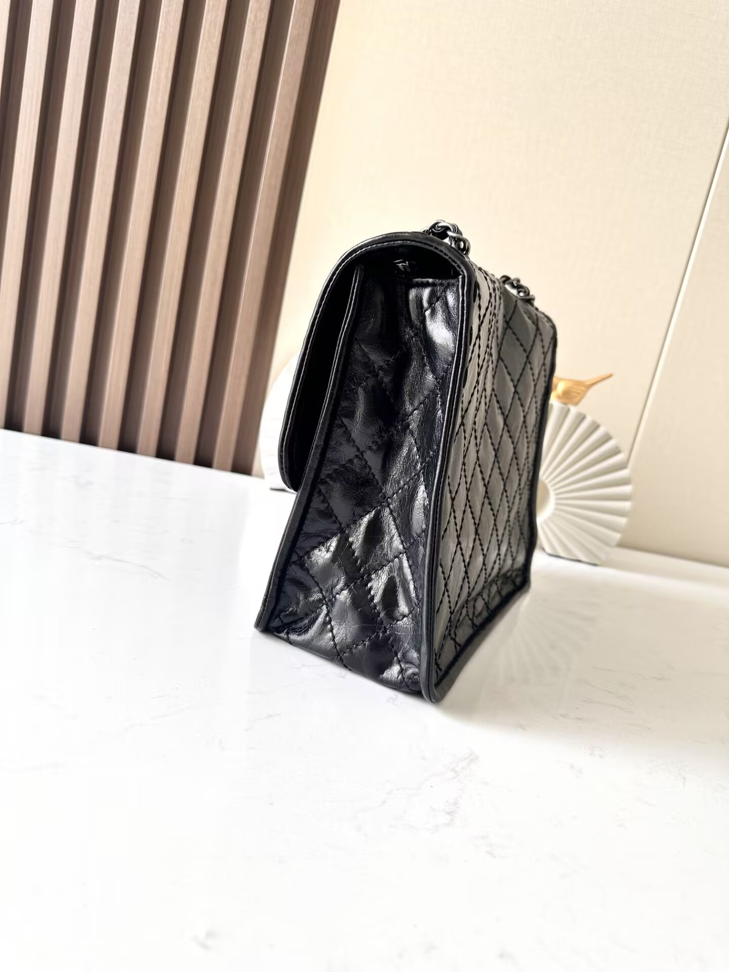 Ch**el vintage flap tofu bag 26x11x23cm