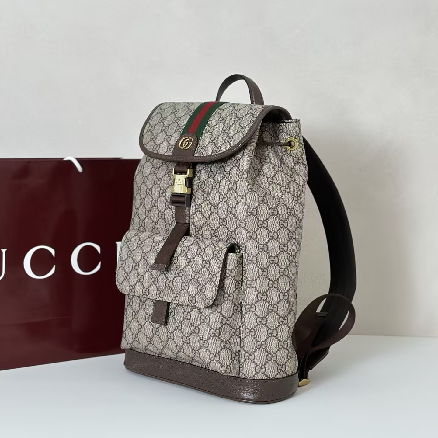 GUCCI OPHIDIA SMALL BACKPACK 28x40x12cm